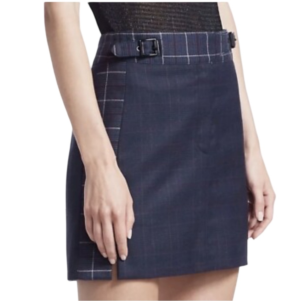 rag & bone James Plaid Mini Skirt Preppy Academia EUC Size 0
